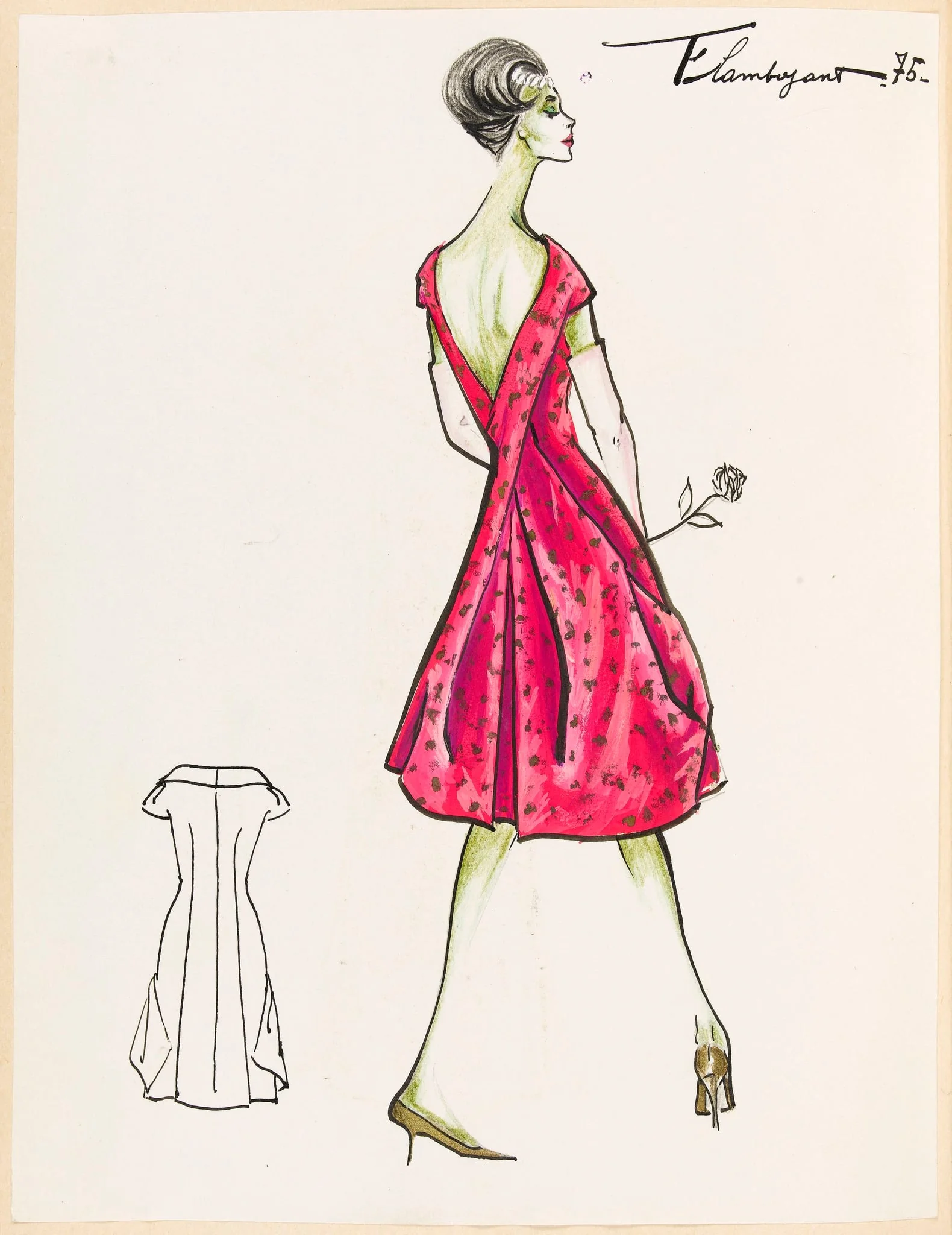 Flamboyant, by Marie-Louise Carven, 1959