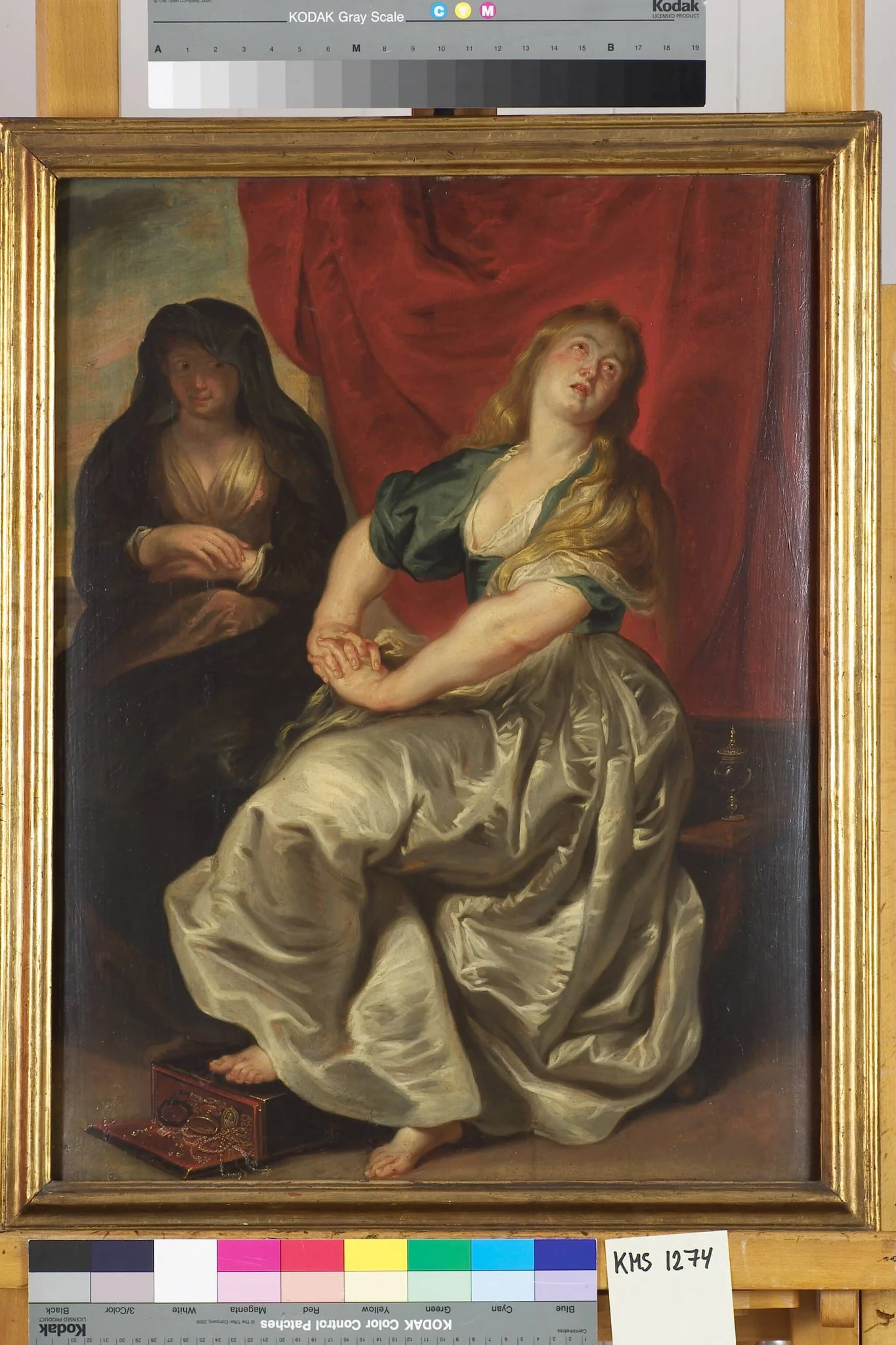 The Repentant Magdalene, by Unknown, 1750