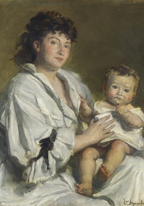 Q125749364, by Edouard Agneessens, oil, 1875