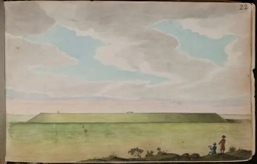 View of Rathcroghan, Co[unt]y of Roscommon & Province of Connaught, 84 or 85 miles from Dublin [...]