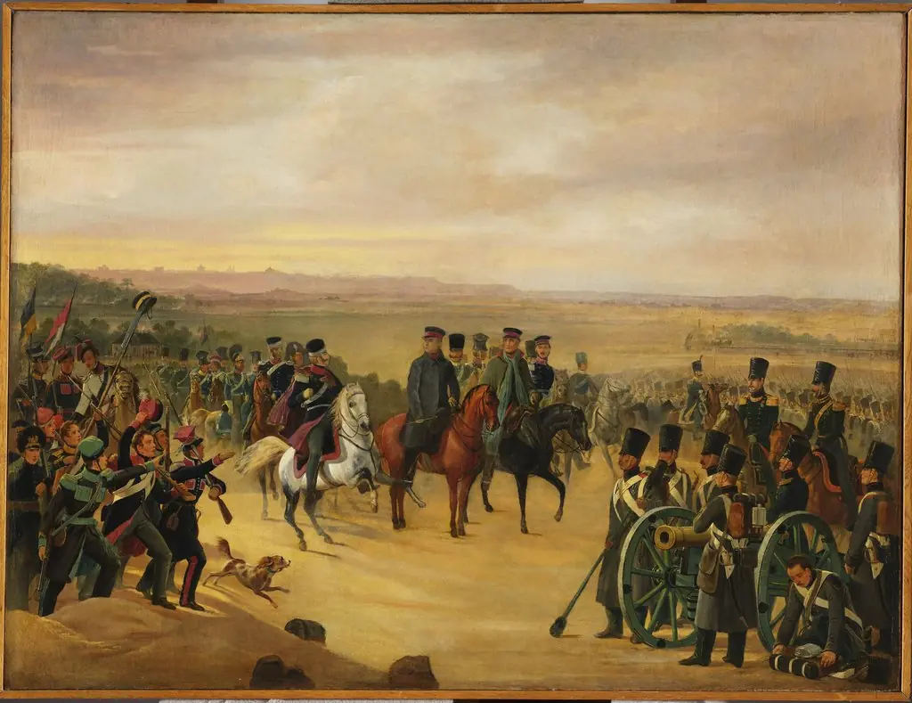 General Józef Chłopicki and Skrzynecki among soldiers