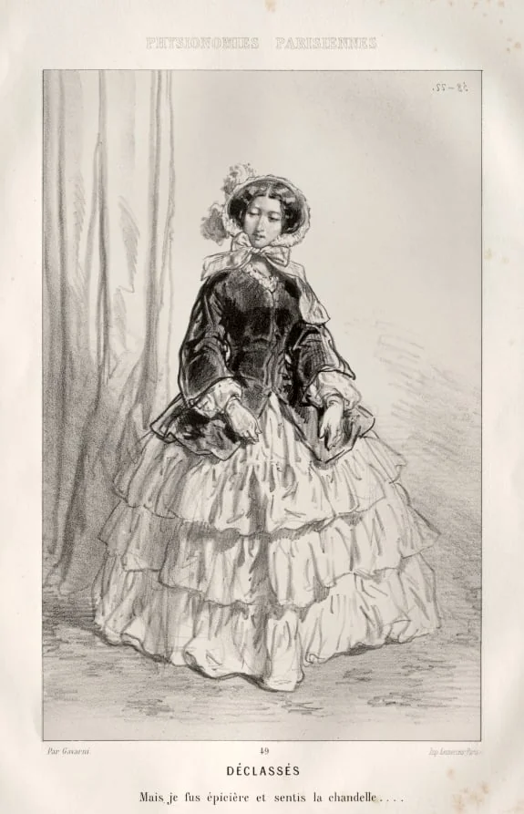 Déclassés, by Paul Gavarni, 1858