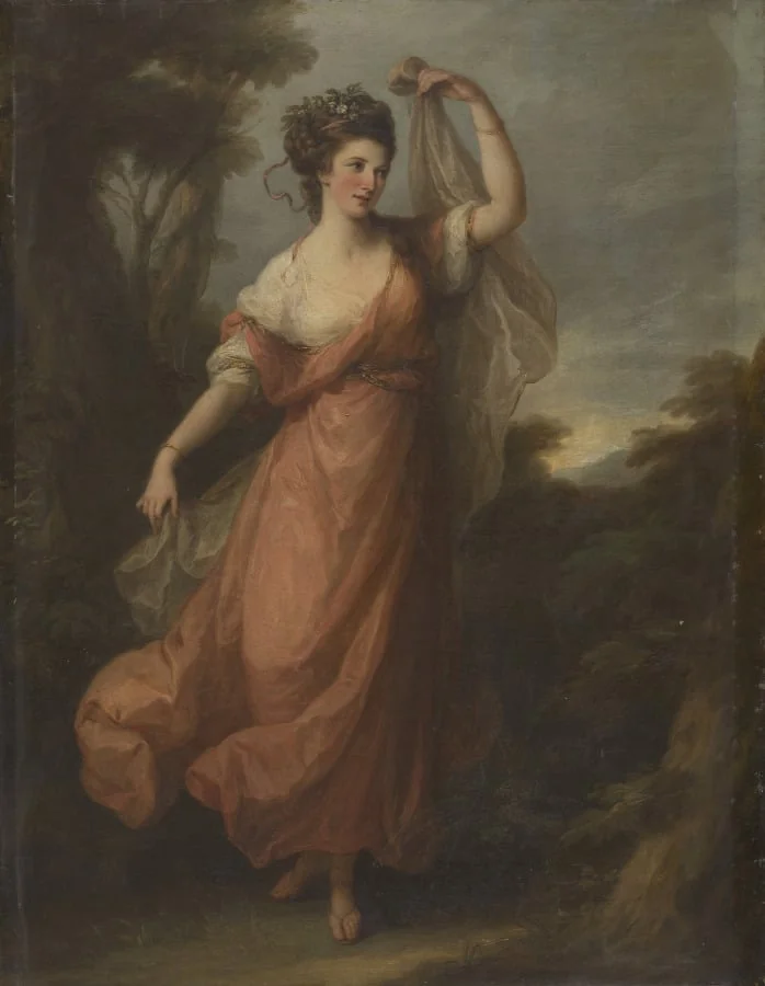 A Dancing Young Woman as Terpsichore, by Angelica Kauffmann, unspecified, 1780