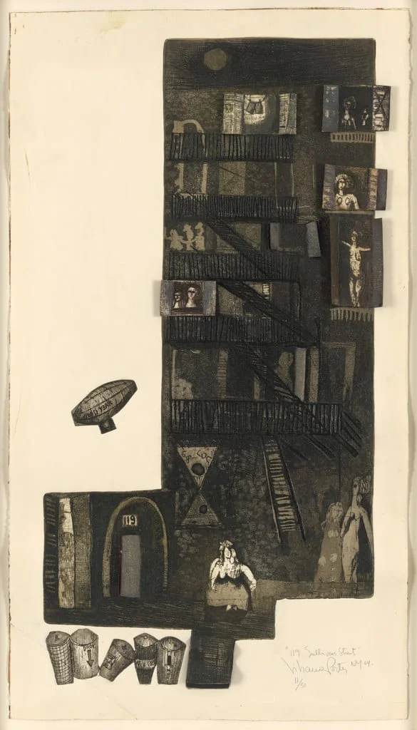 Untitled, by Liliana Porter, ink, 1964