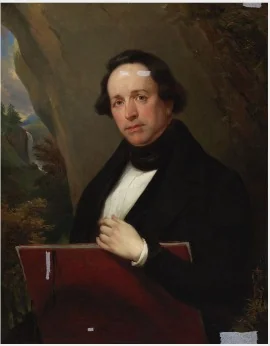 Portrait of Thomas James Mulvany (1821-1892), by George Francis Mulvany, oil, 1852