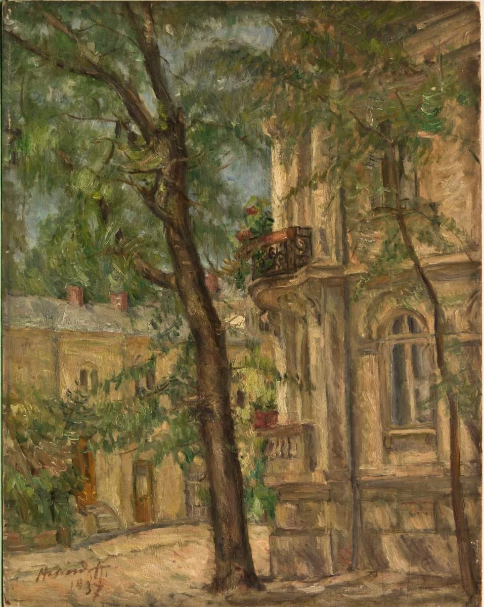 Intrare în Cișmigiu - Intrarea Nordului, by Hrandt Avakian, unspecified, 1937