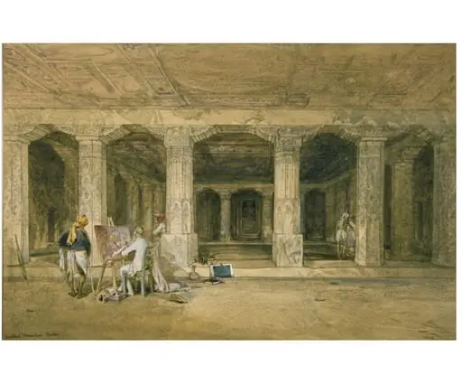 Buddhist vihara cave, Ajanta