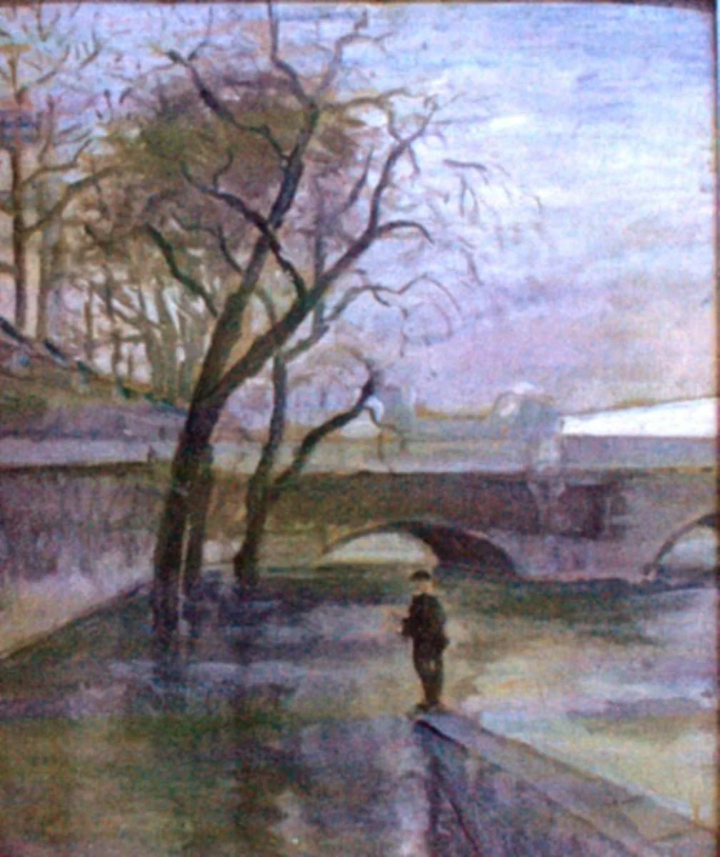 Colț de pe malul Senei, by Theodor Pallady, unspecified, 1933
