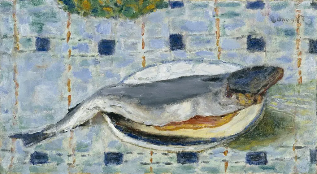 Poisson sur une assiette