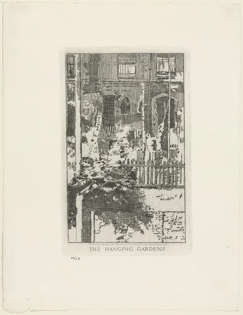 Untitled, by Walter Sickert, ink, 1929