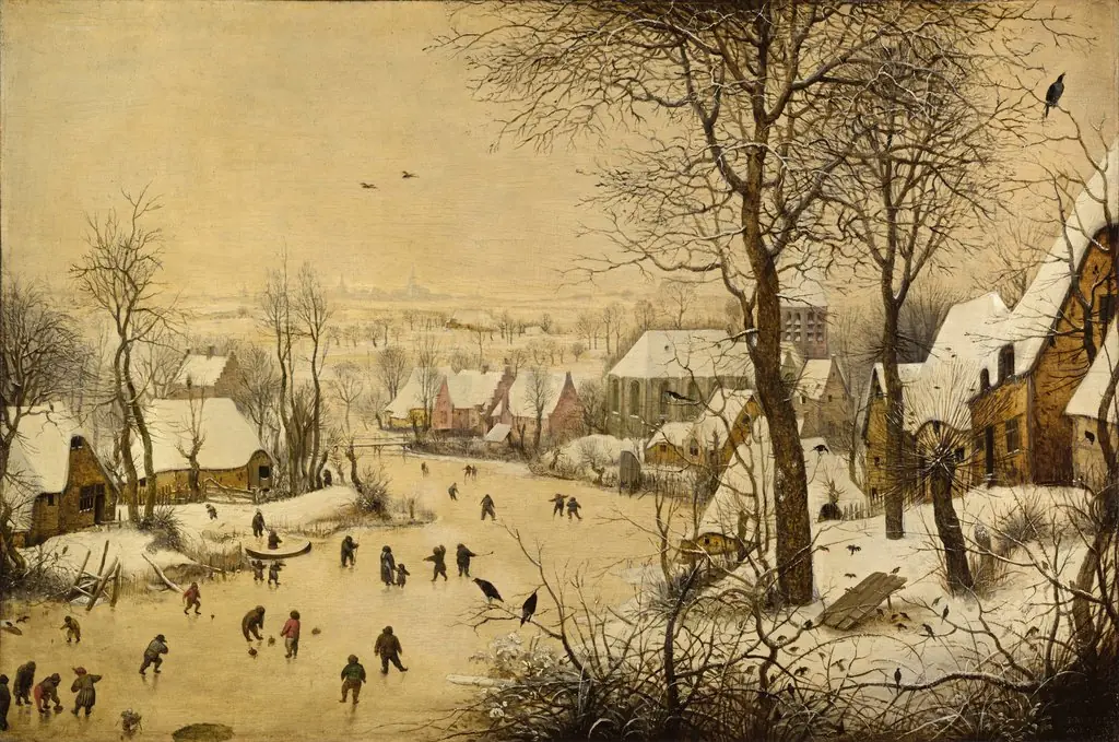 Winter Landscape with a Bird Trap