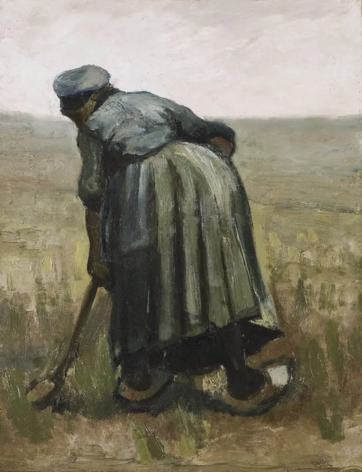 A Woman with a Spade, Seen From Behind