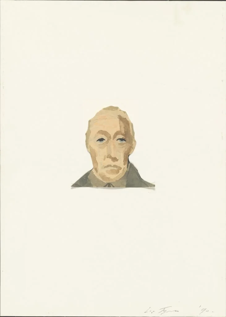 Untitled, by Luc Tuymans, watercolor, 1990