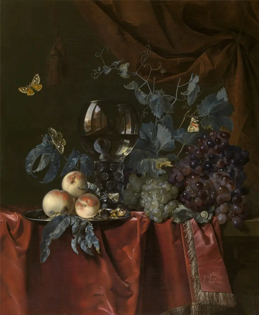 Fruit and Wine Glass