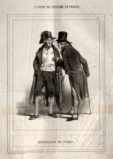 Histoire du Costume en France:  Bourgeois de Paris