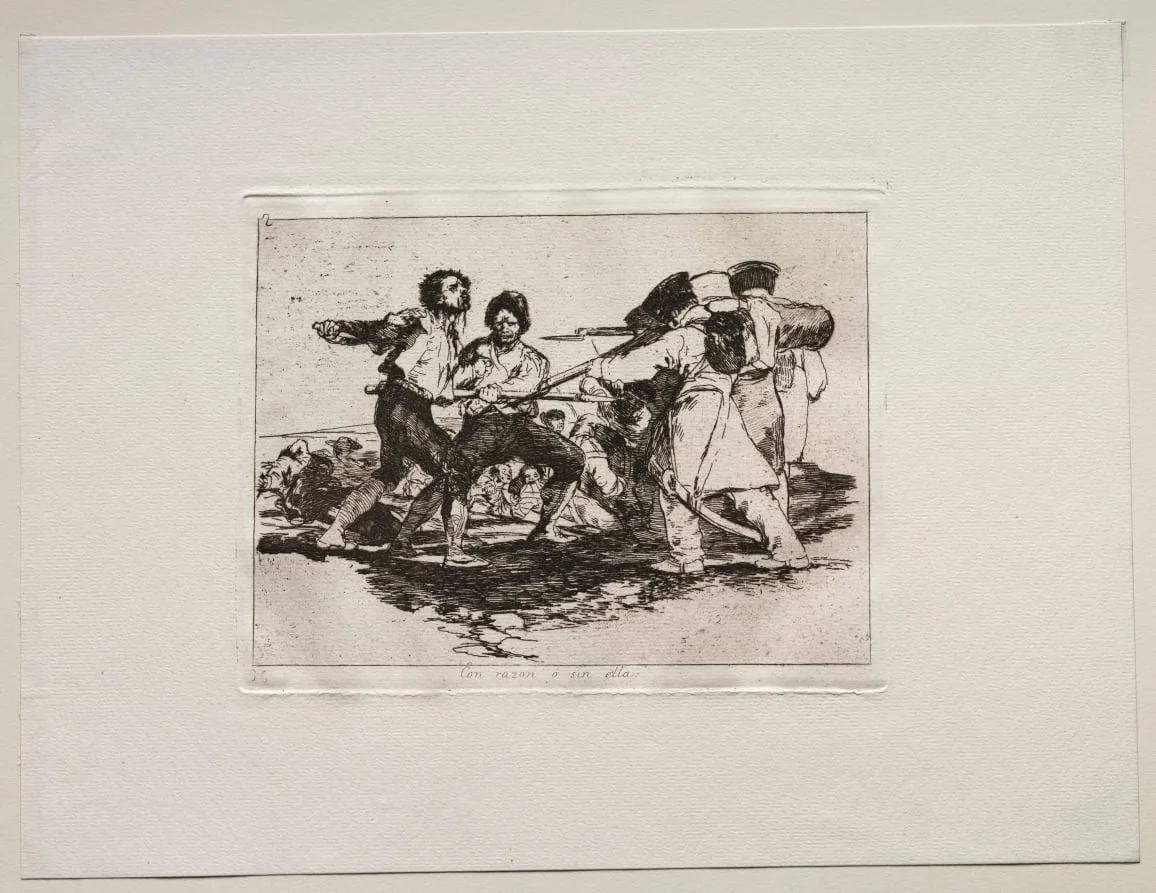The Horrors of War:  Rightly or Wrongly, by Francisco Goya, 1815