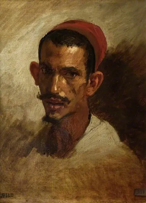 Study for the head of a young Arab