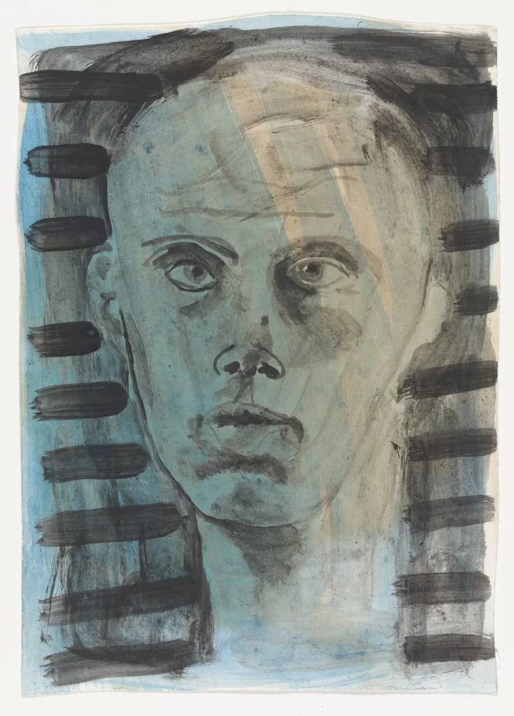 Untitled, by Rosemarie Trockel, watercolor, 1985