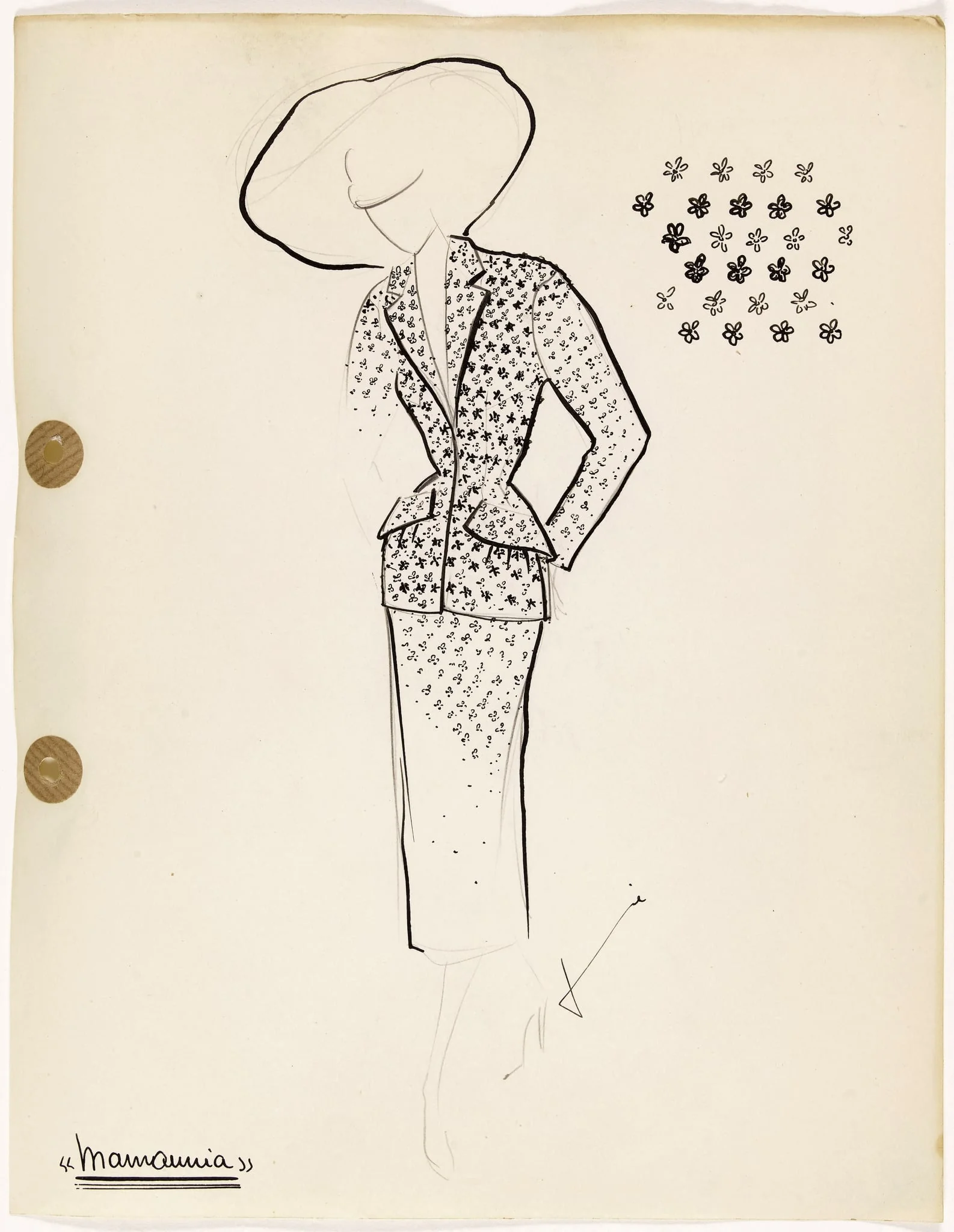 'Mamounia', by Carven, 1949