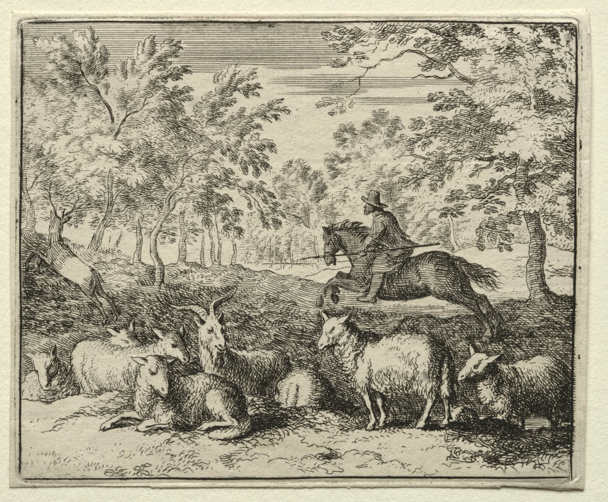 Reynard the Fox:  The Chase of the Stag, by Allart van Everdingen, 1662