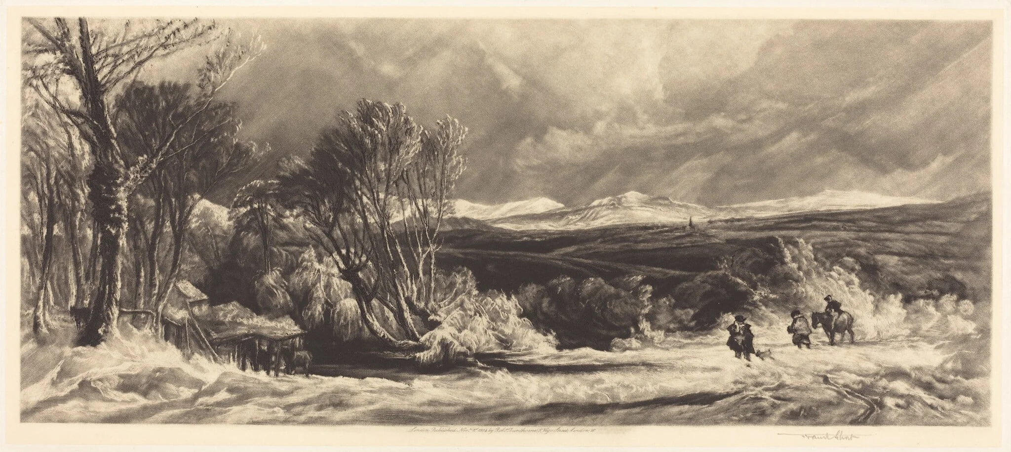 The Snow Drift, by Frank Short, ink, 1904