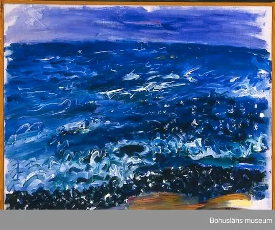 Painting, by Reinar Wikström, paint, 1974