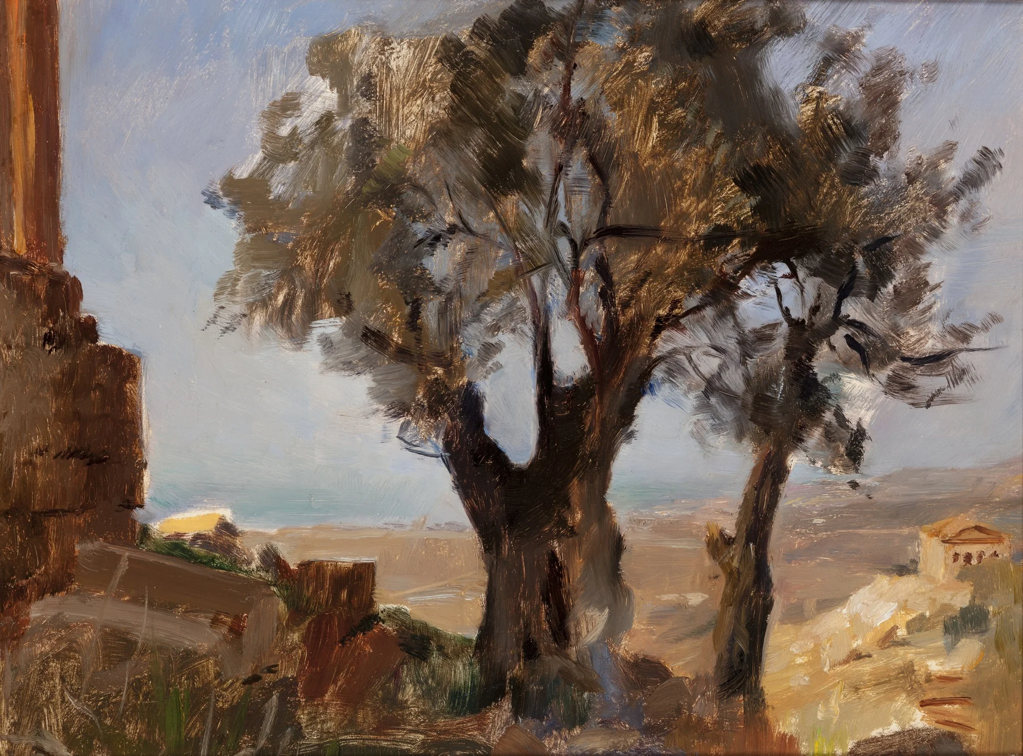 Girgenti (Trees), by Jan Ciągliński, oil, 1896