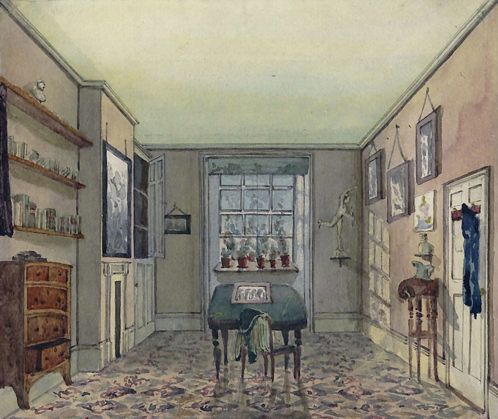 My room in 18 Stamford Street Blackfriars about AD 1829.
