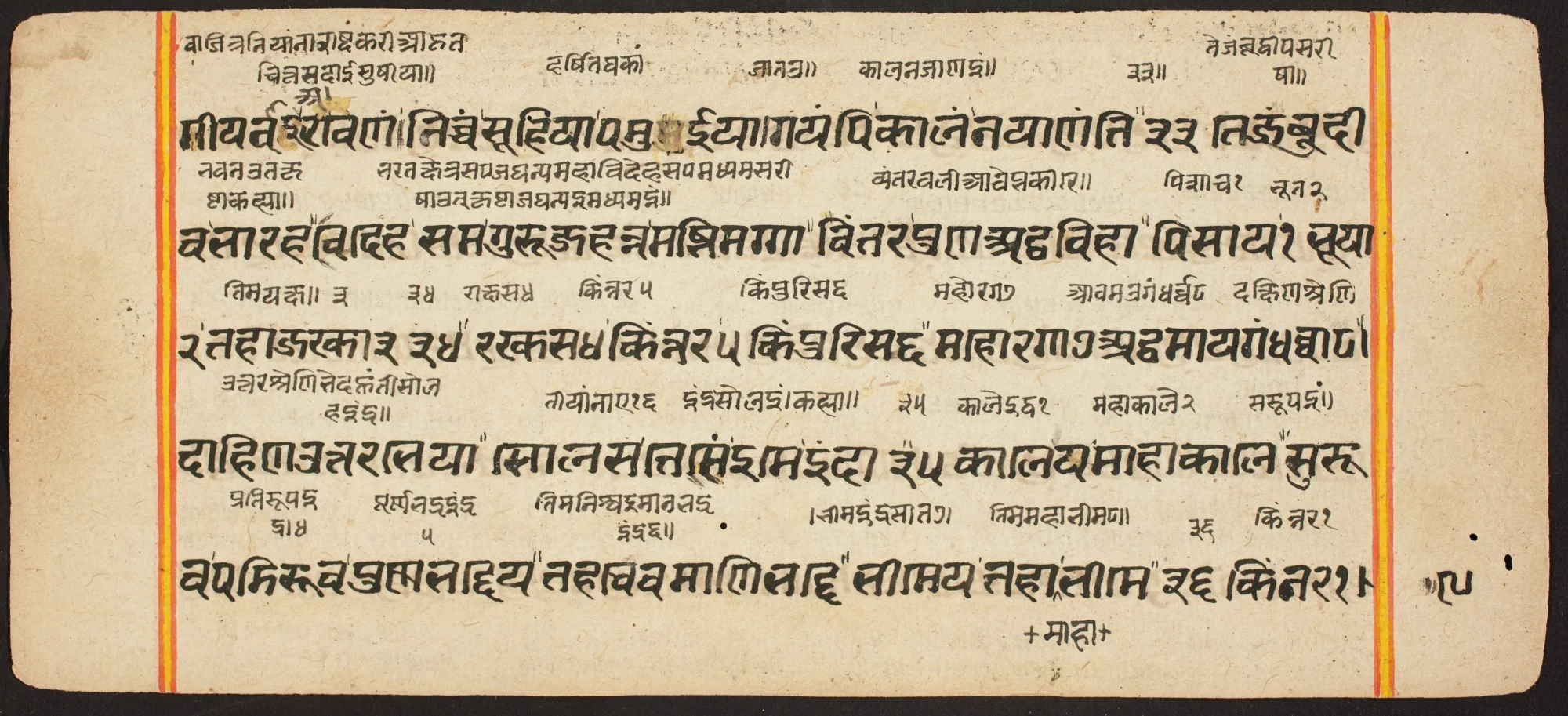 Tantric Manuscript "Sangrahani Sutra", by Unknown, unspecified