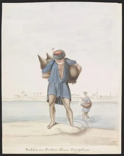 Sakka ou Porteur Deau Egyptien