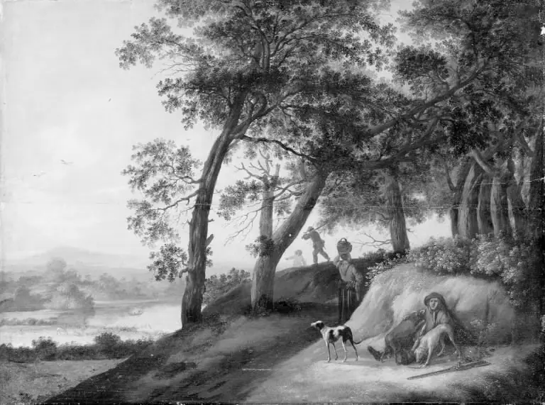 Hunter with his Hounds