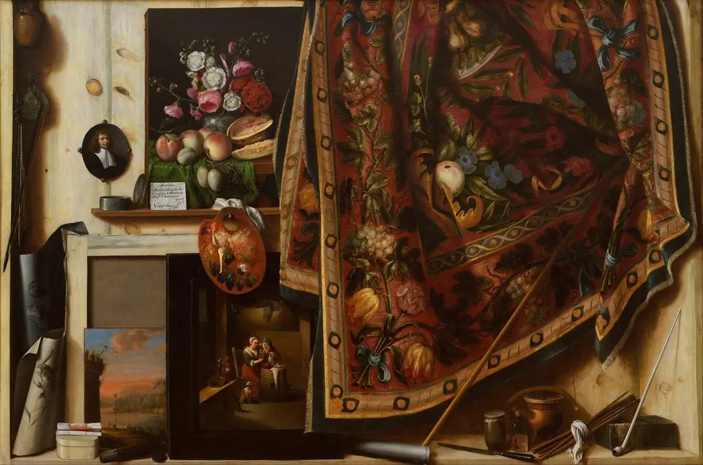 Trompe-l'œil. A Cabinet in the Artist's Studio