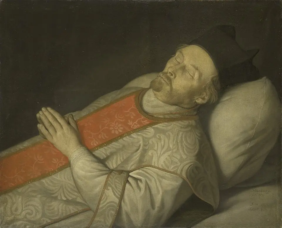 Johannes Puttkammer (1600-71). Licentiate in theology at the university of Utrecht, on his deathbed