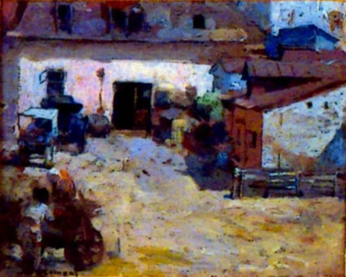 Curte interioară, by Nicolae Vermont, unspecified