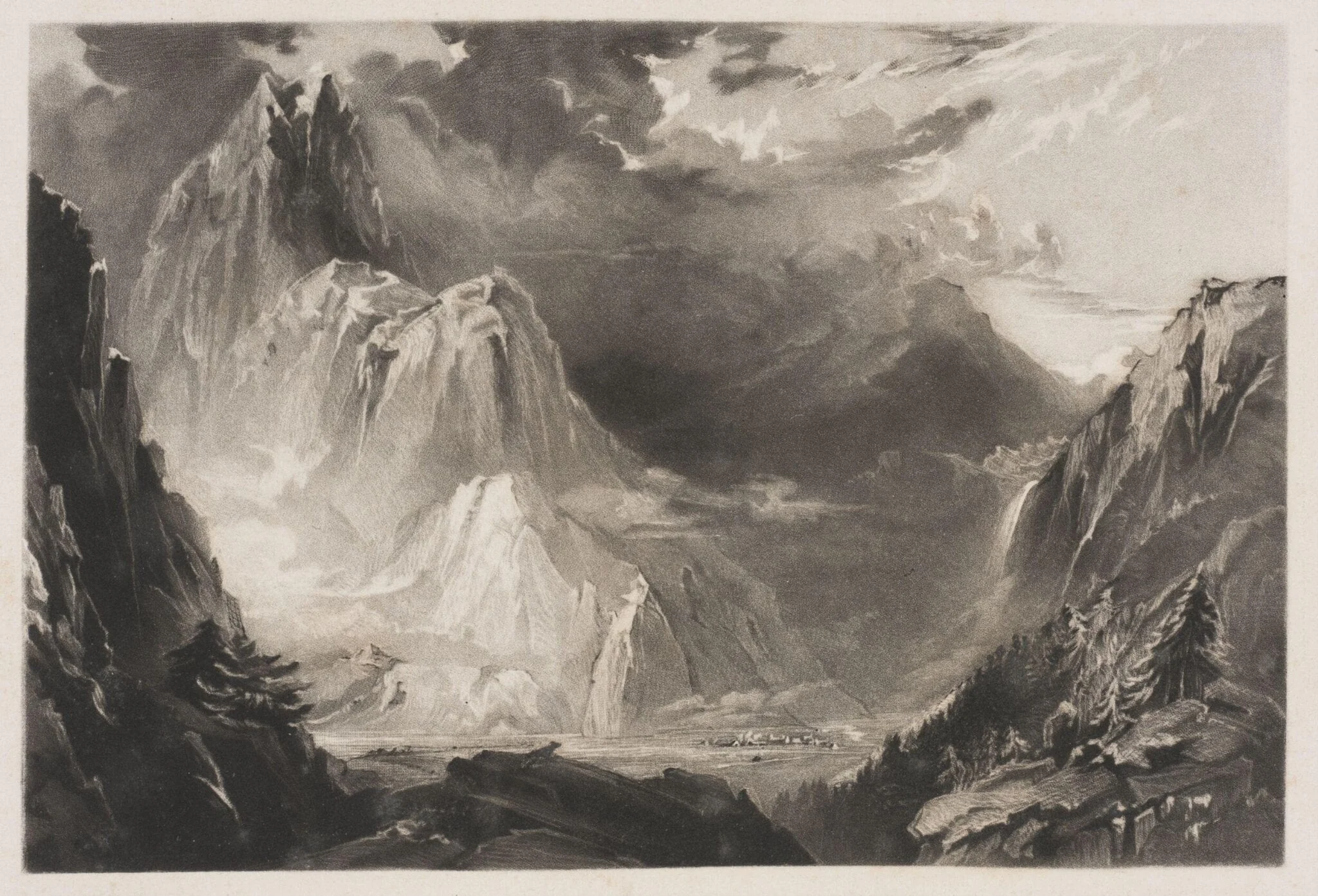 The Pass Between Dale and Dalsjed, by Edward Price, 1834
