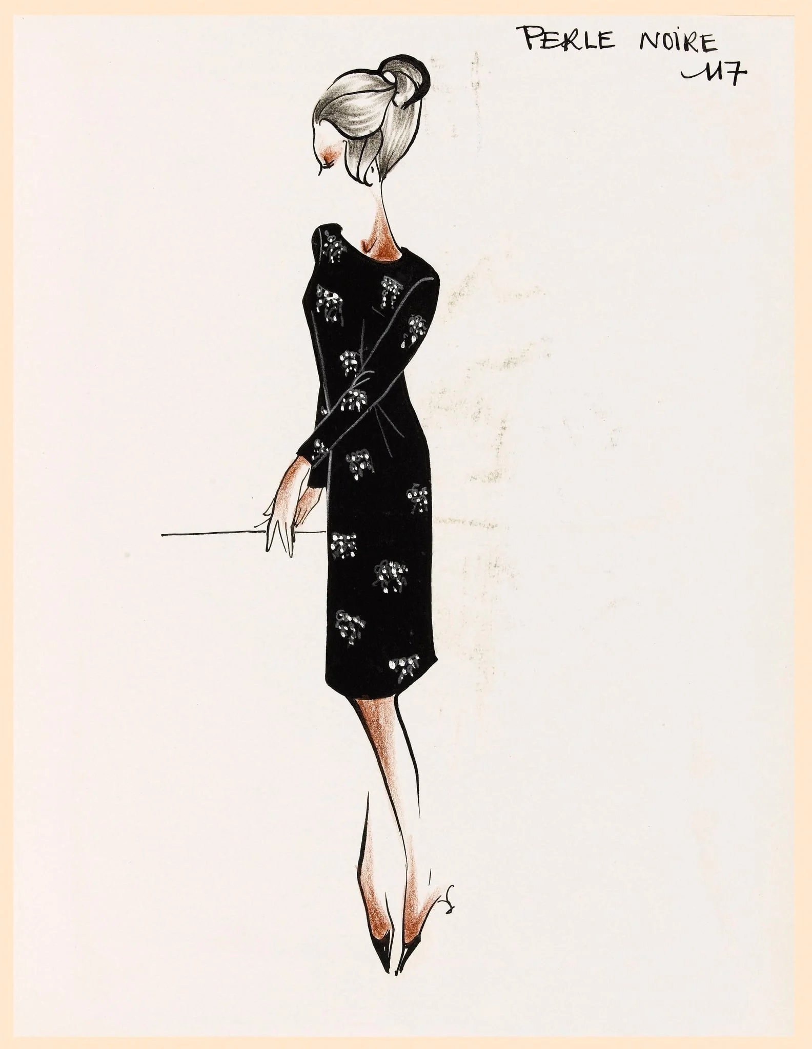 Perle noire, by Marie-Louise Carven, 1962