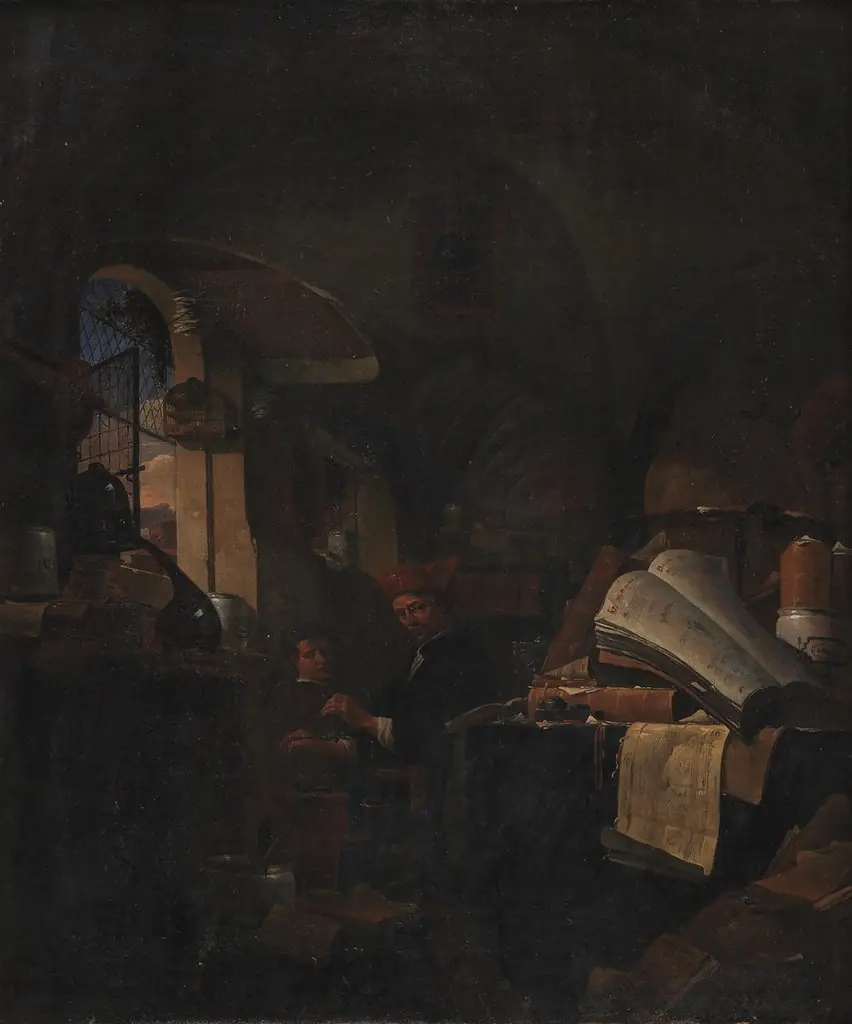 An Alchemist in his Laboratory
