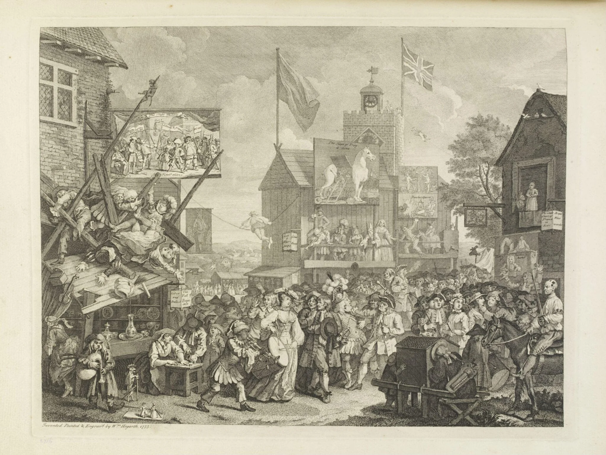 Southwark Fair, by William Hogarth, 1750
