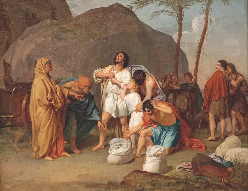 Joseph's Brothers Find the Silver Goblet in Benjamin's Pack.
