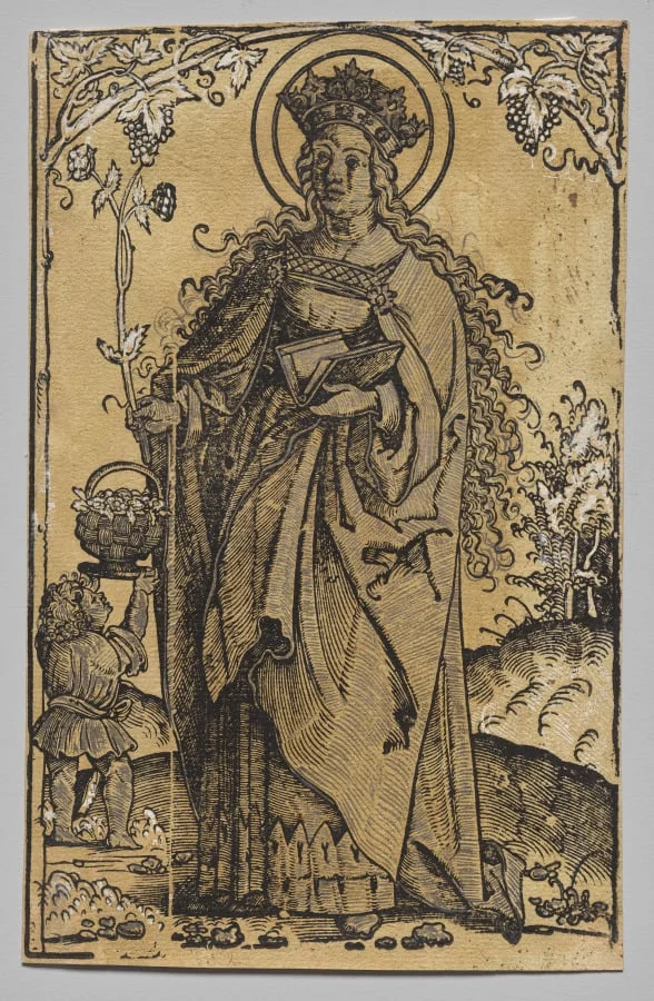 Saint Dorothy, by Hans Springinklee, 1520