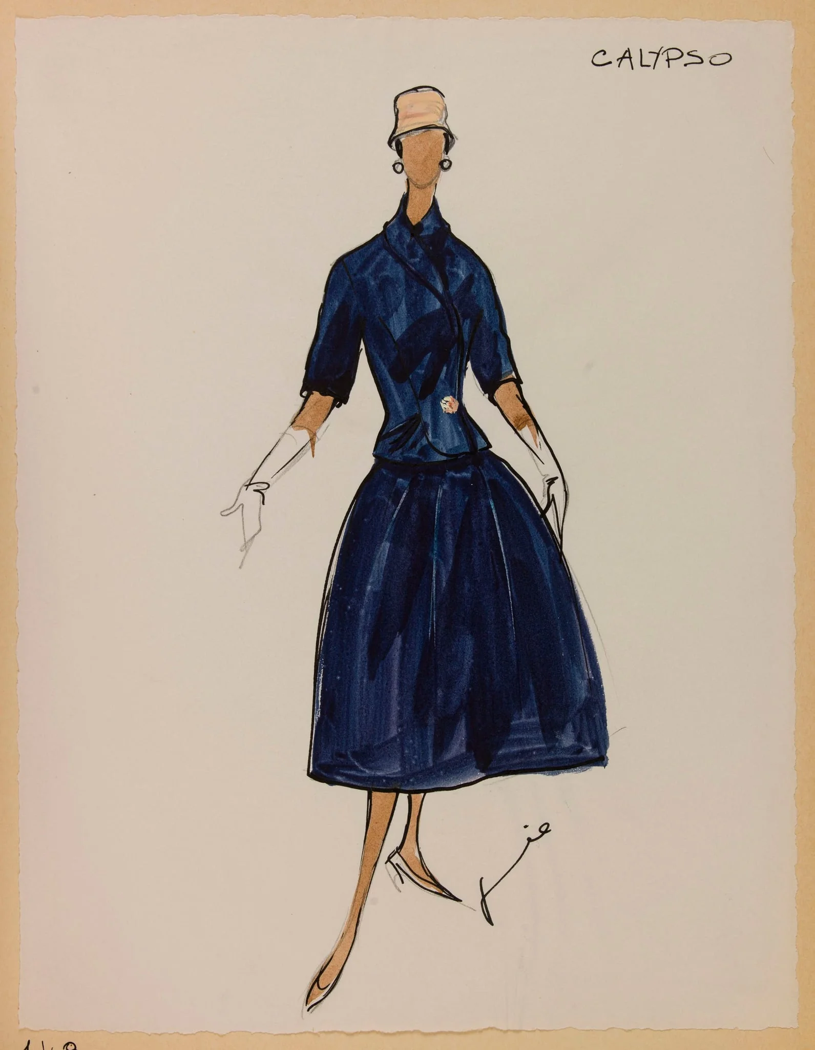 Calypso, by Marie-Louise Carven, 1956