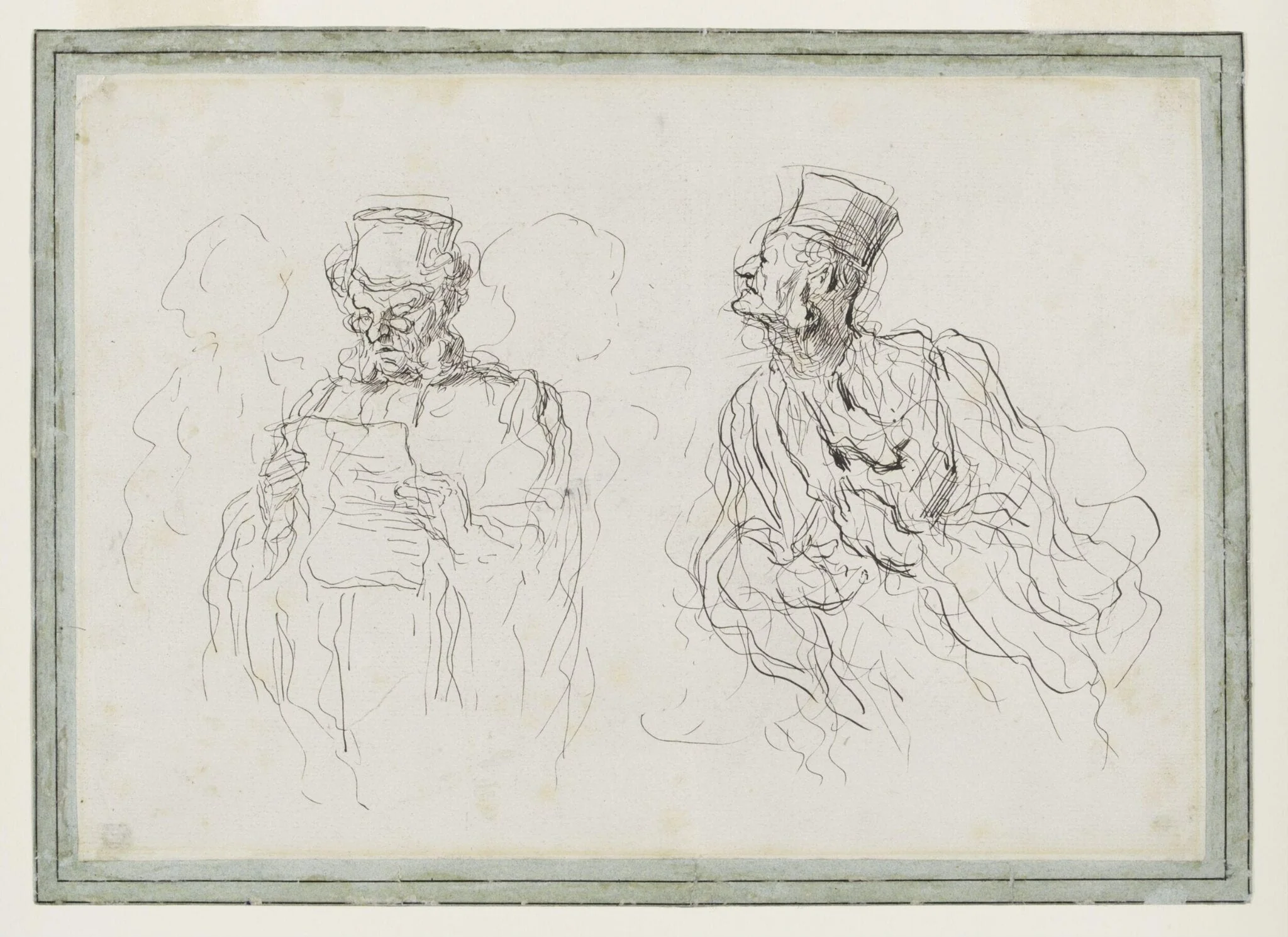 Deux Avocats, by Honoré Daumier, 1865