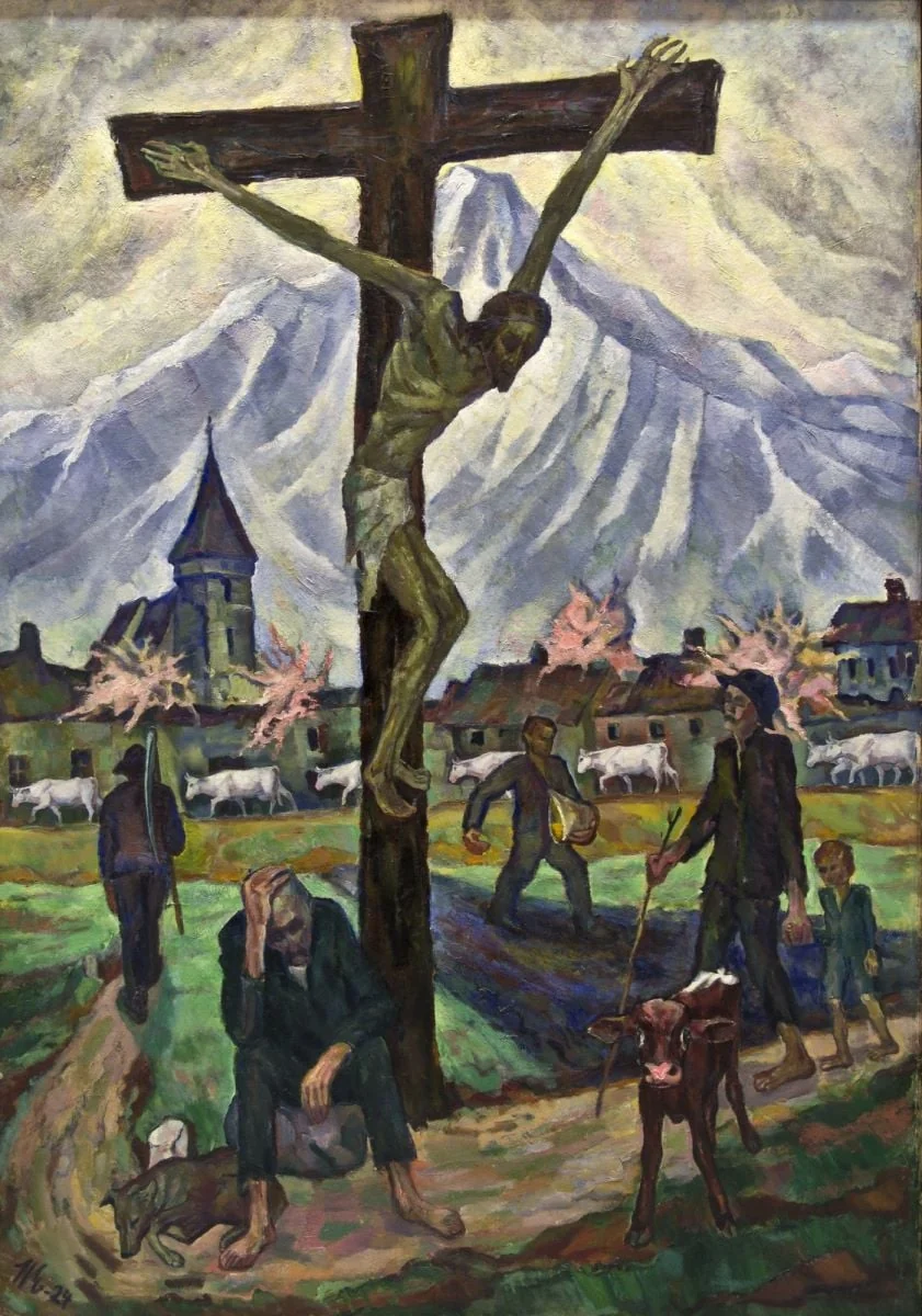Sat de munte, by Hans Eder, unspecified, 1924