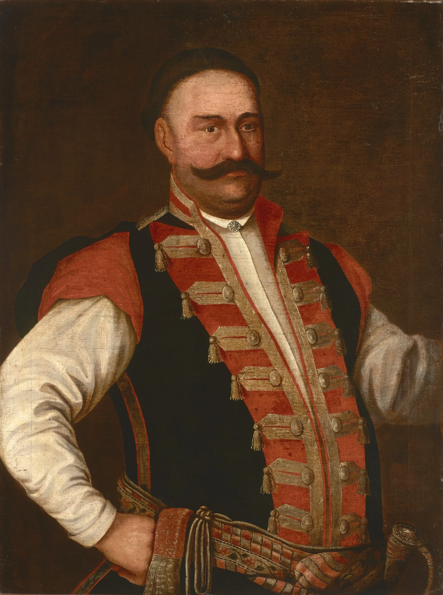 Portrait of Maksymilian Wierusz-Kowalski (1744–1794), Pantler of Livonia, by Unknown, oil, 1798