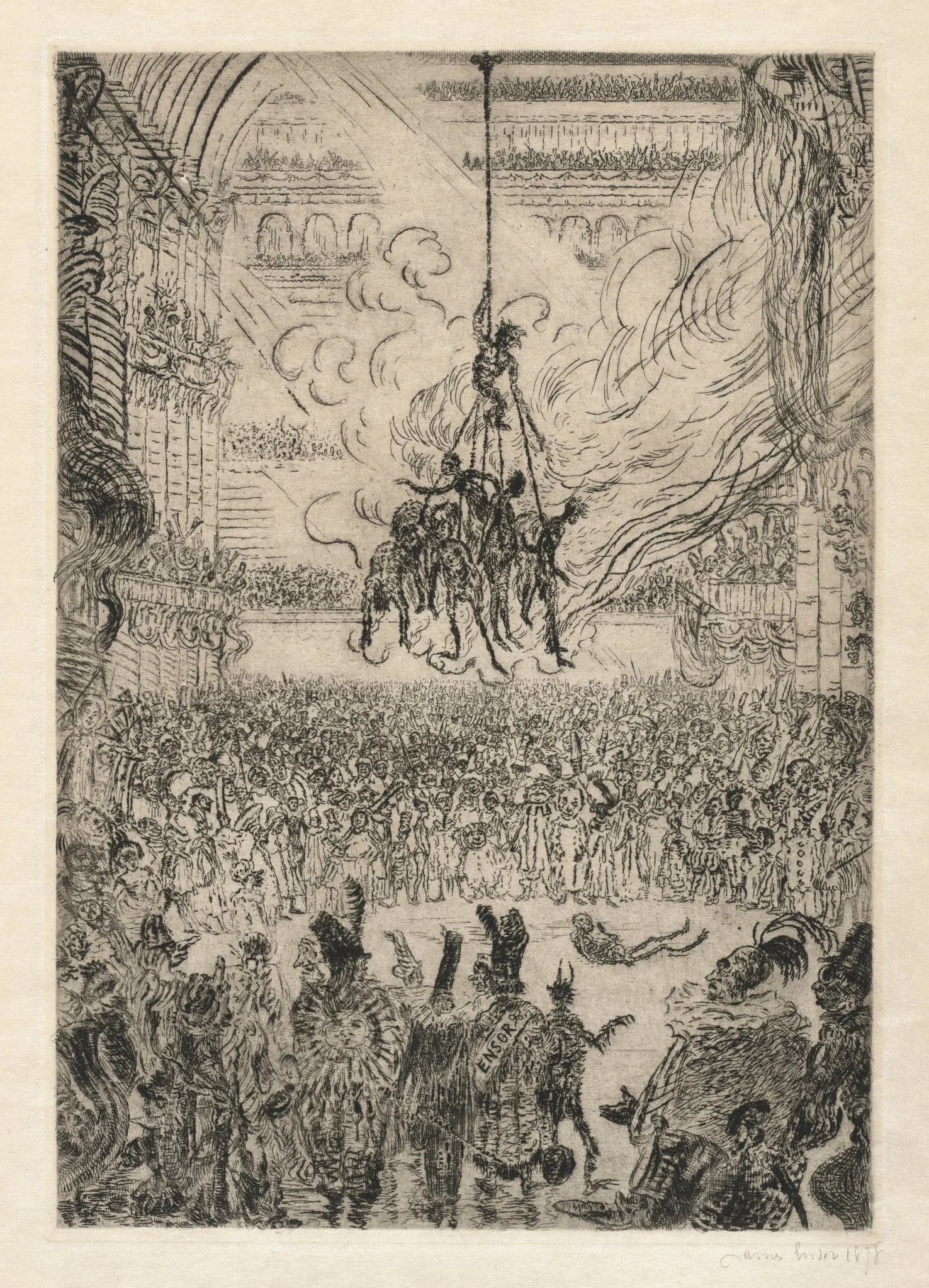 The Vengeance of Hop-Frog, by James Ensor, 1898