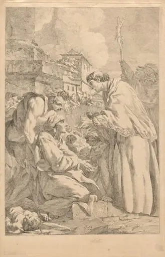 Saint Charles Borromeo Distributing Communion to the Victims of the Plague of 1576 in Milan