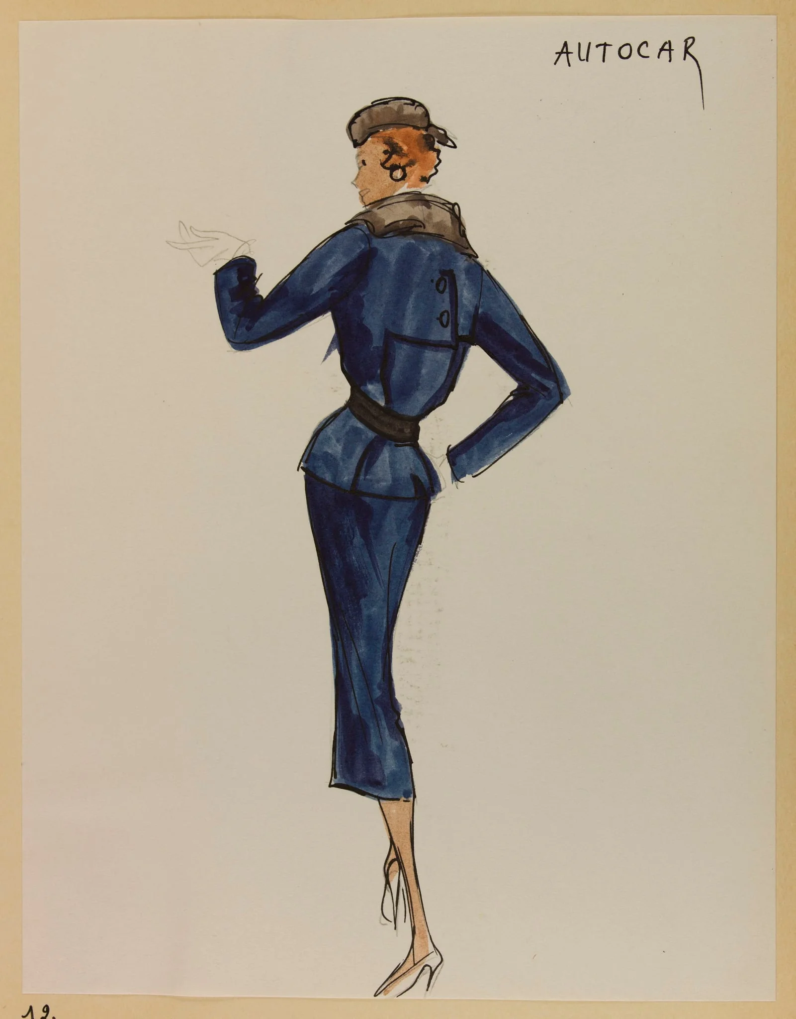 Autocar, by Marie-Louise Carven, 1955