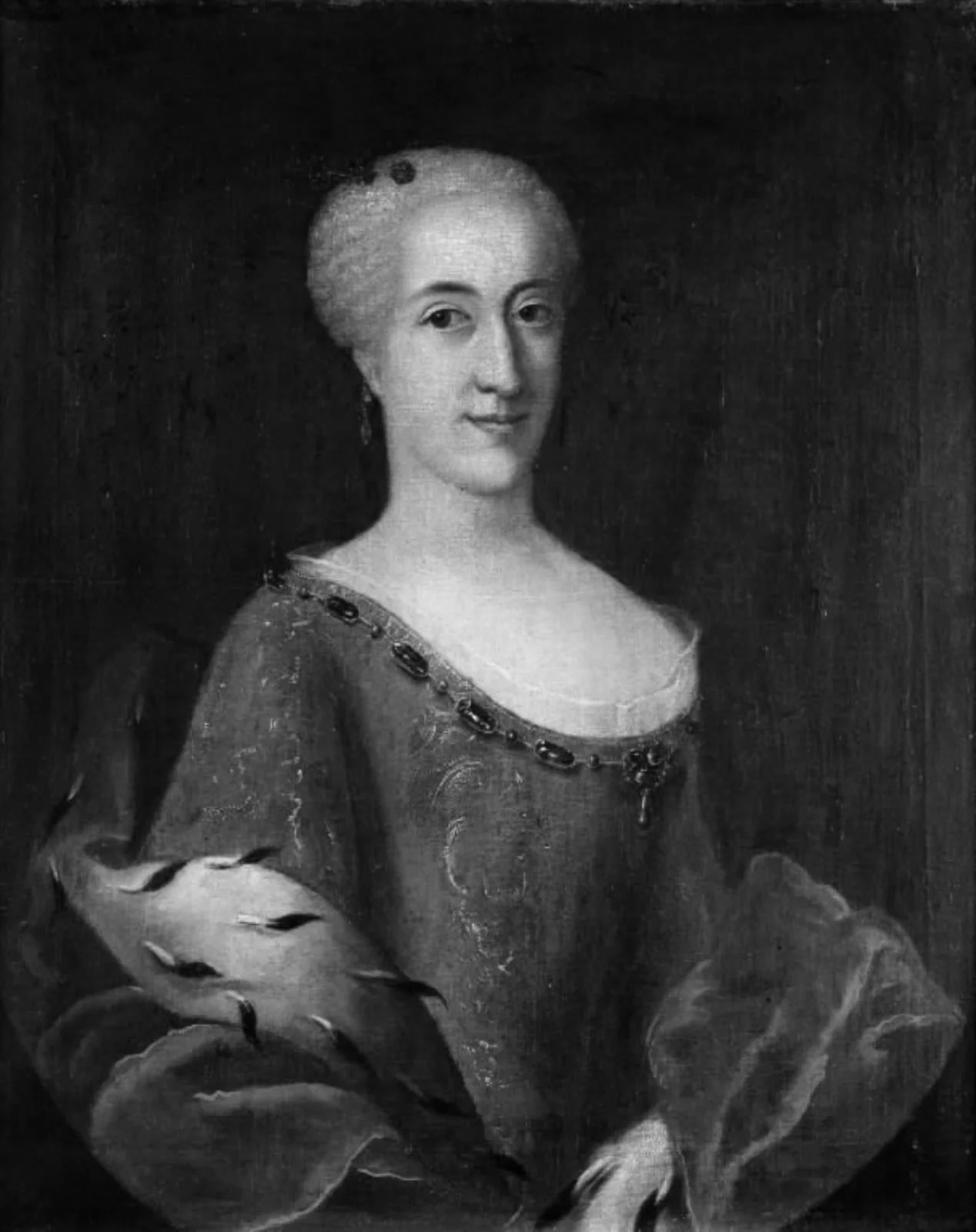 Portrait of a Lady, by Unknown, unspecified, 1750