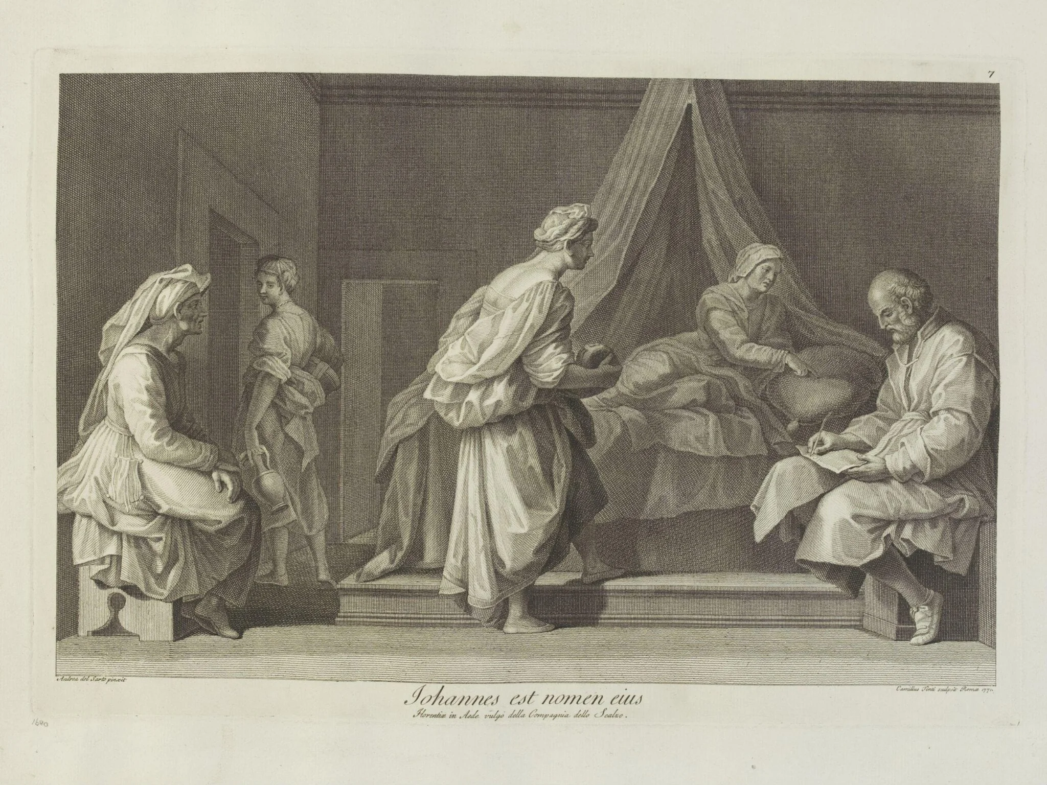 The Naming of St. John, by Camillo Tinti, 1750