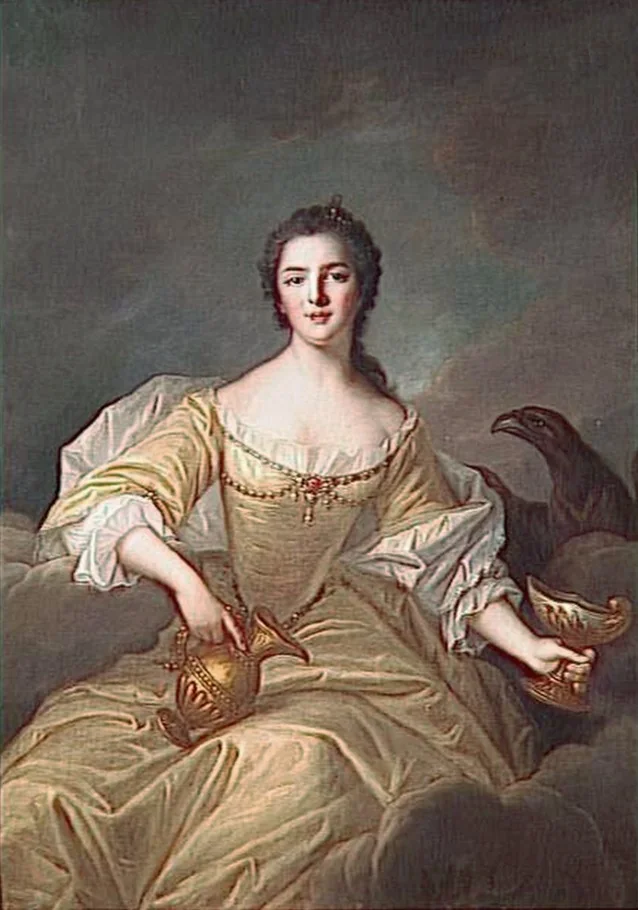 Victoire Marie Louise Thérèse de France, dite Madame Victoire en Hébé, by Unknown, oil, 1800